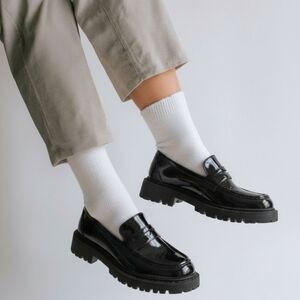 Aldo Black Loafers 9 BRAND NEW